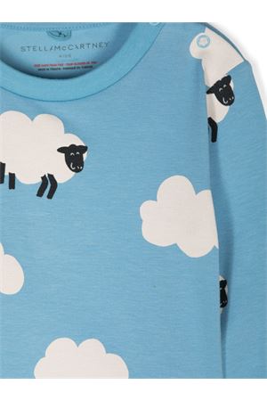 tshirt in cotone blu STELLA McCARTNEY KIDS | TV8050Z2019630MC